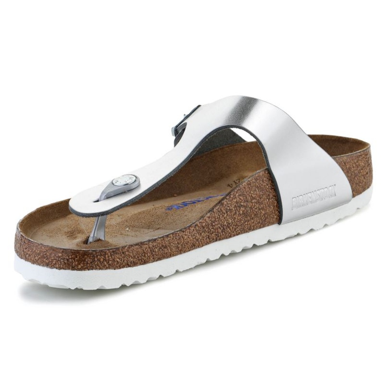 Brinkenstock Chinelos Birkenstock Giizeh prata W 1003675 1