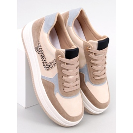 BM Tênis Boyd Khaki com plataforma bege 1 BM Tênis Boyd Khaki com plataforma bege 1
