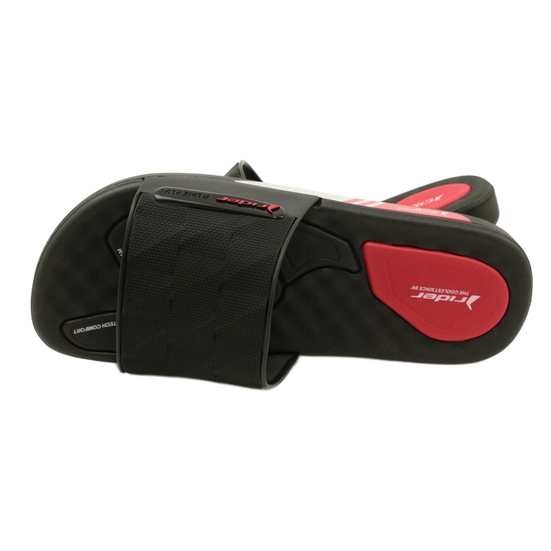 Chinelos masculinos de gel Rider 11970 Ad251 preto 5