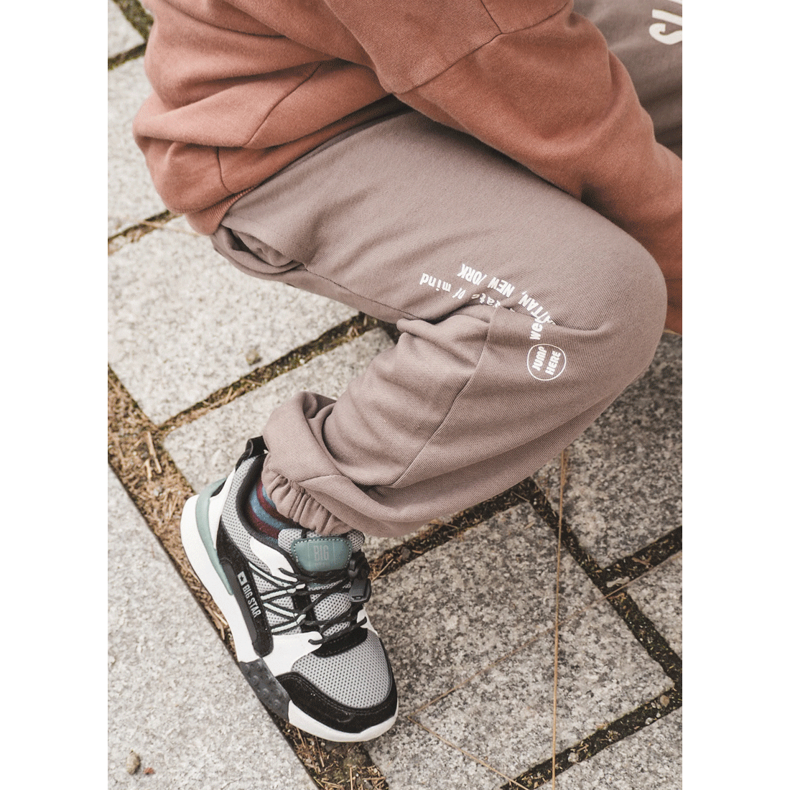 Tênis esportivo infantil sistema de espuma viscoelástica Big Star LL374217 preto-cinza 2