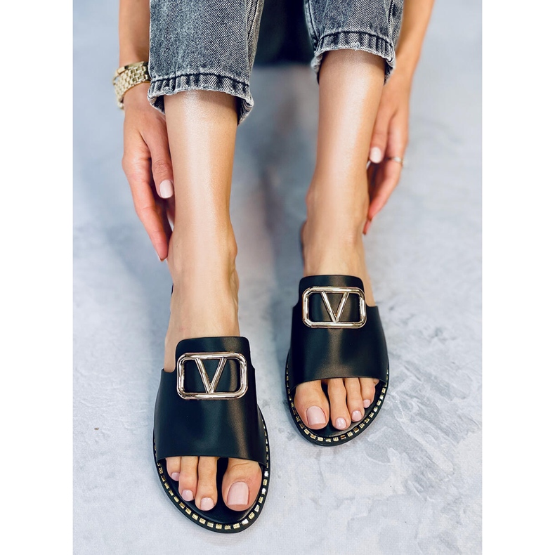 BM Chinelos de mulher Tonya Black preto 1