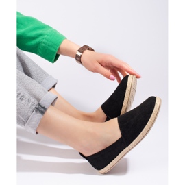 W. Potocki Alpargatas pretas de camurça Potocki de mulher preto 2 W. Potocki Alpargatas pretas de camurça Potocki de mulher preto 2