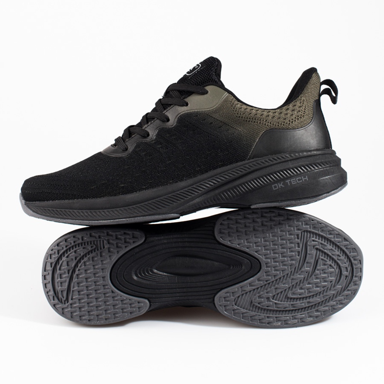 DK sapatos esportivos para homens pretos 1