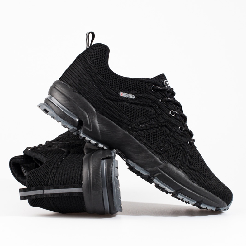 Tênis esportivo preto DK têxtil masculino 1