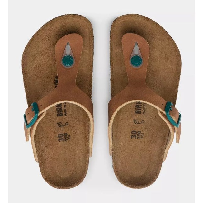 Chinelos Birkenstock Gizeh Bs Jr 1024337 marrom 2
