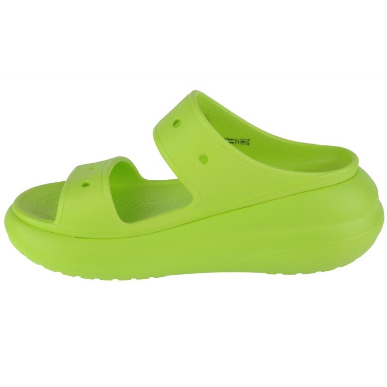 Sandália Crocs Classic Crush W 207670-3UH verde 1