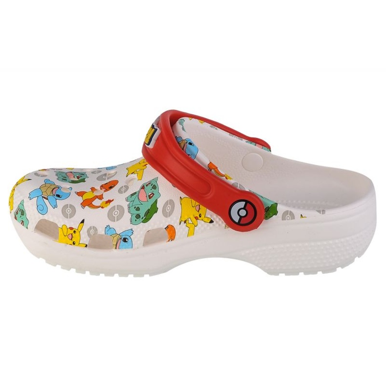Chinelos Crocs Pokemon Classic Kids Clog Jr 207739-94S branco 1