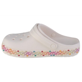 Crocs Crocband Stretch Colar 208269-94S chinelos branco 1