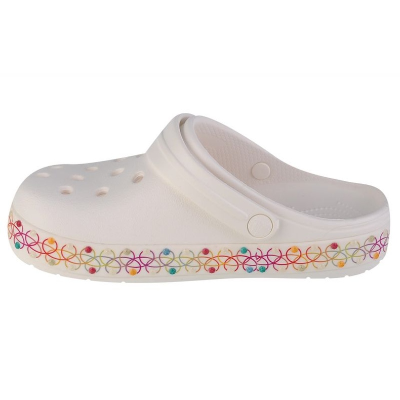 Crocs Crocband Stretch Colar 208269-94S chinelos branco 1