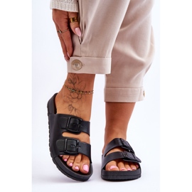 Chinelos femininos plataforma preto Vertigo 1