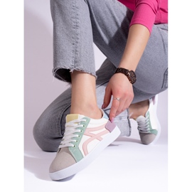 Sapatos desportivos multicoloridos Shelovet de mulher 1