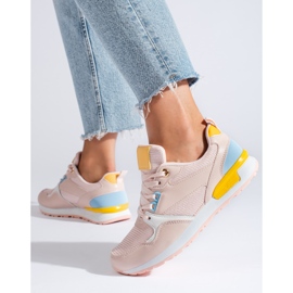 Sapatos desportivos de mulher Shelovet rosa 1