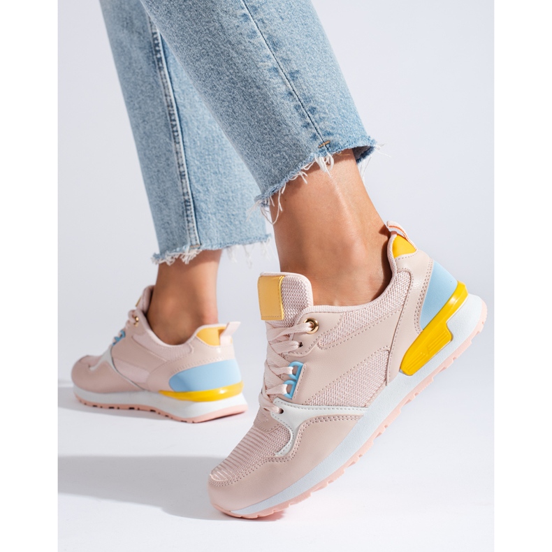 Sapatos desportivos de mulher Shelovet rosa 1