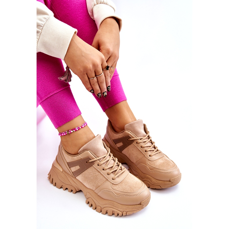 PG1 Sapatos esportivos da moda tênis bege Frezio 5