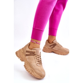 PG1 Sapatos esportivos da moda tênis bege Frezio 2