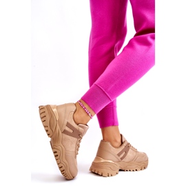 PG1 Sapatos esportivos da moda tênis bege Frezio 3