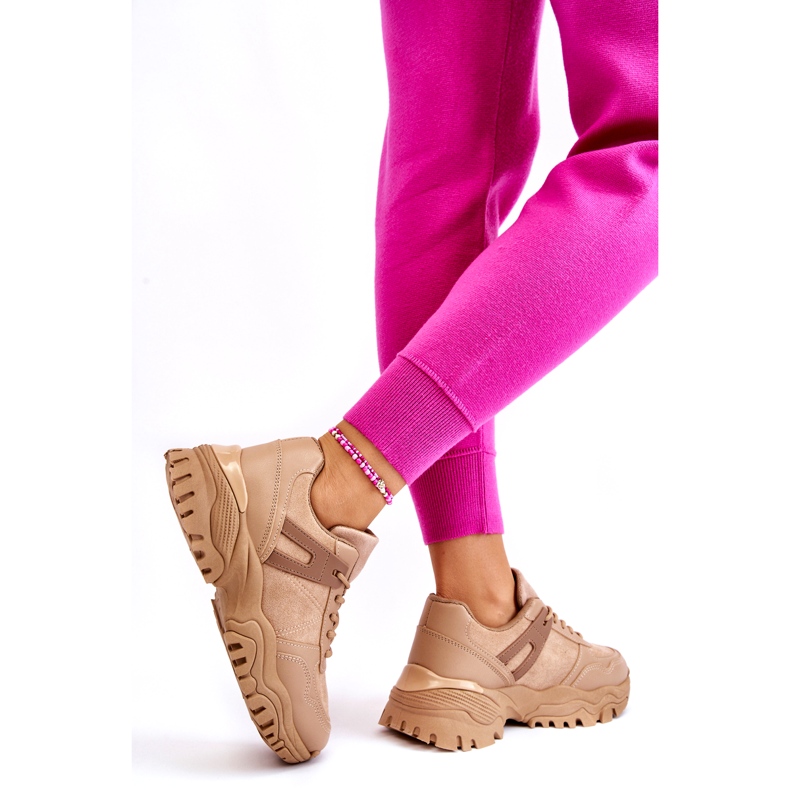 PG1 Sapatos esportivos da moda tênis bege Frezio 3