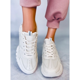 Sapatos esportivos femininos bege VL122P Beige 2