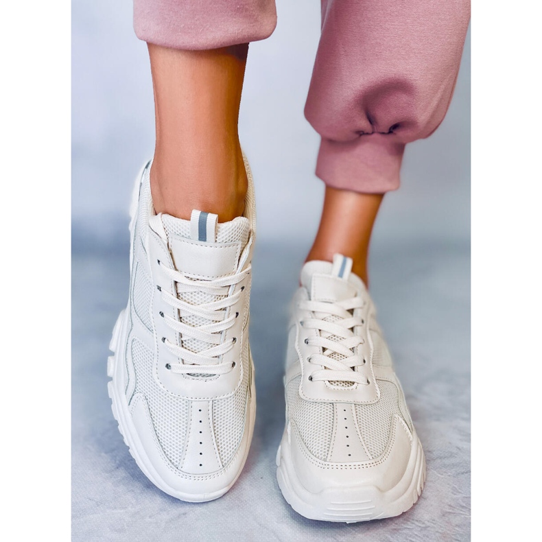 Sapatos esportivos femininos bege VL122P Beige 2