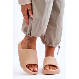 PS1 Chinelos Plataforma da Moda Bege Estella 2