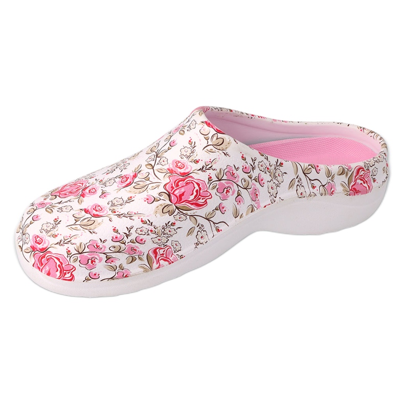 Sapatos de mulher Befado - flor 1 154D104 branco 2