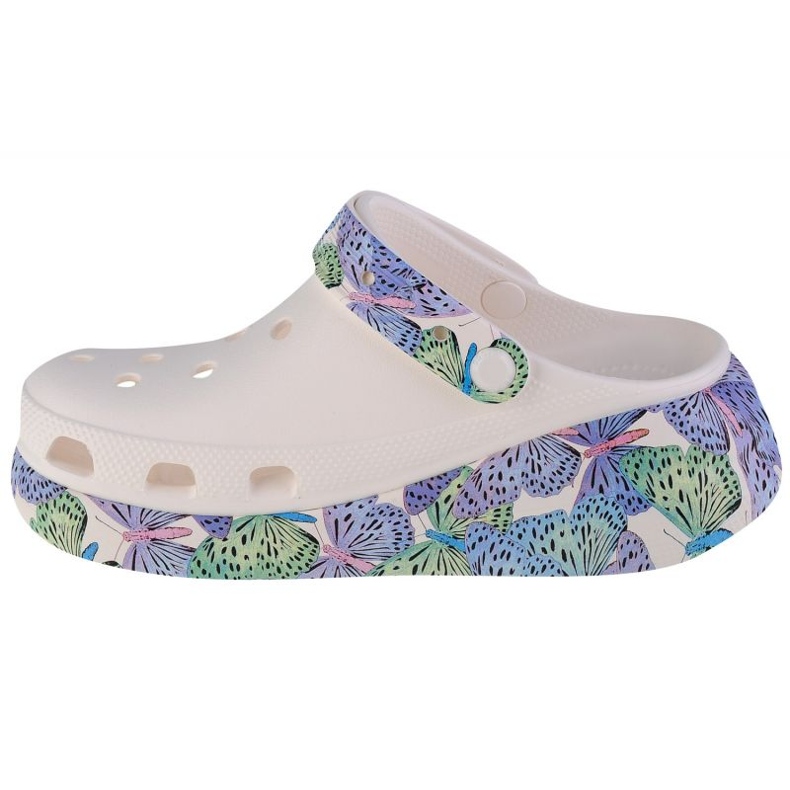 Clogs Crocs Classic Crush Sandália Borboleta W 208258-94S branco 1