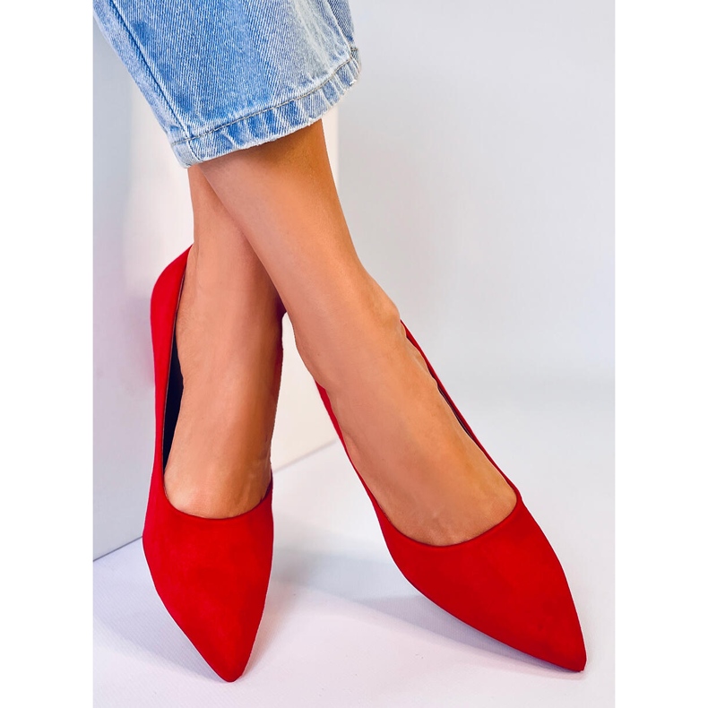 BM Saltos altos clássicos de mulher Eurielle Red vermelho 1