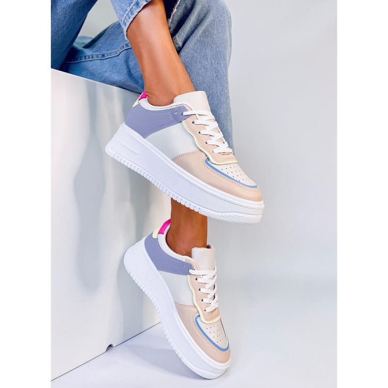 BM Tênis Colorful Fields Beige multicolorido 1