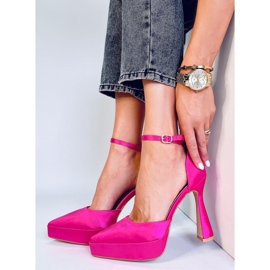BM Sapatos de plataforma Carlie Fuchsia rosa 2