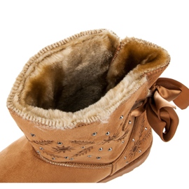 Kylie Botas de camurça para neve castanho 1