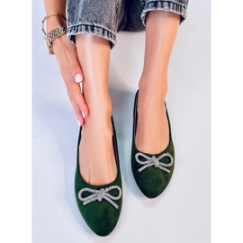 Bailarinas Batten Green Almond Toe verde 1