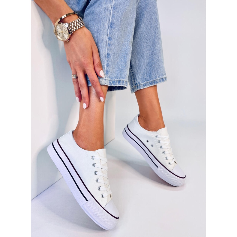 BM Ténis clássicos de mulher Fargis White branco 1