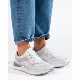 Sapatos desportivos cinzentos de mulher Shelovet cinza 1