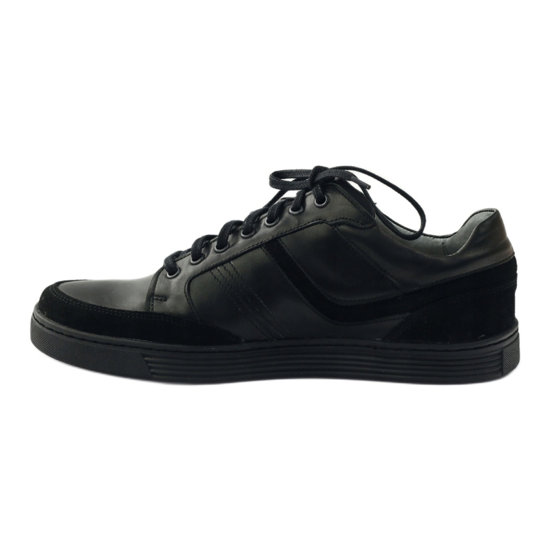 Sapatos casuais masculinos Riko 828 preto 2
