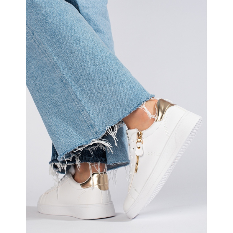 Tênis esportivo feminino Shelovet branco clássico 1