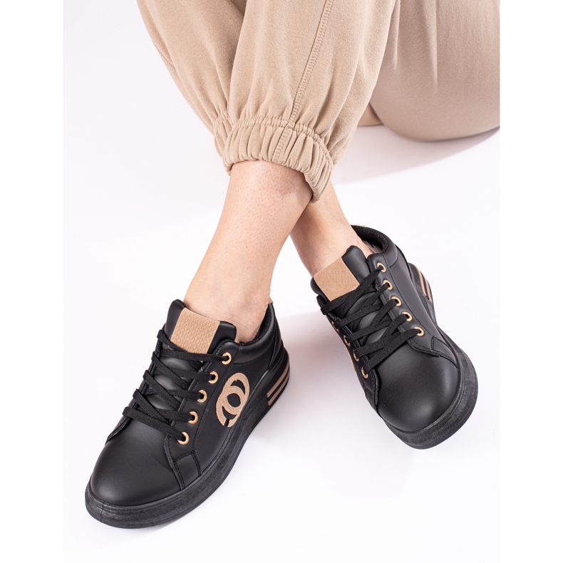 Sapatos desportivos de mulher Shelovet pretos 1