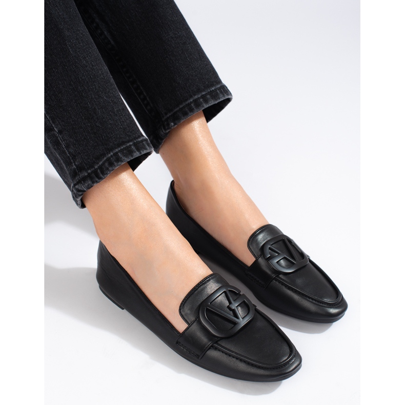 Mocassins de mulher Shelovet pretos 1