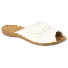 Sapatos de mulher Befado pu 254D144 branco 1