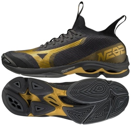 Tênis de vôlei Mizuno Wave Lighting Neo2 M V1GA220241 preto preto 1