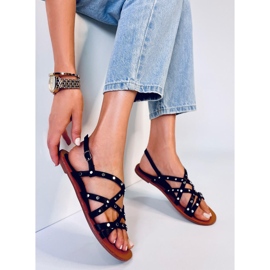 Sandália Romana Capriati Preta preto 2