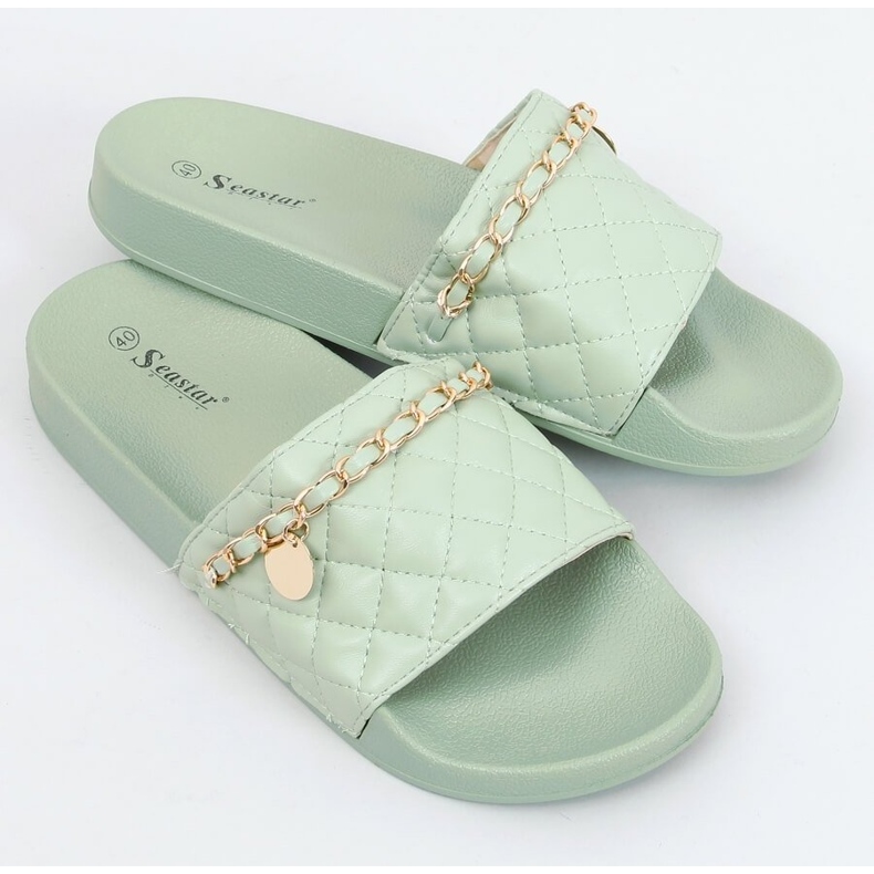 Chinelos Travis Green verde 1