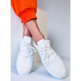 Hiral White meias sapatos esportivos branco 1