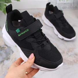 Atletico Calçado desportivo infantil com velcro preto AbcKids B012310219 1 Atletico Calçado desportivo infantil com velcro preto AbcKids B012310219 1