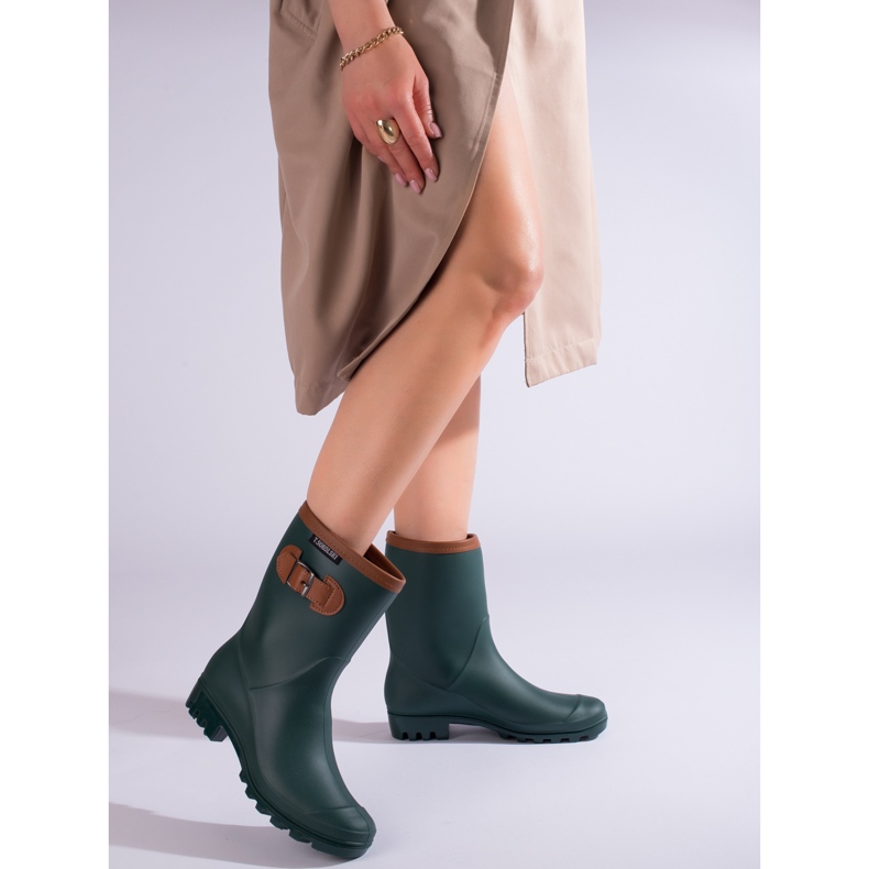 Botas altas verdes de mulher T.Sokolski 1