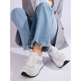 Sapatilhas brancas de mulher Shelovet branco 1