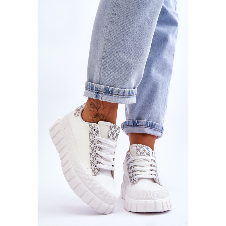 PG1 Tênis feminino couro plataforma branco Alison 1