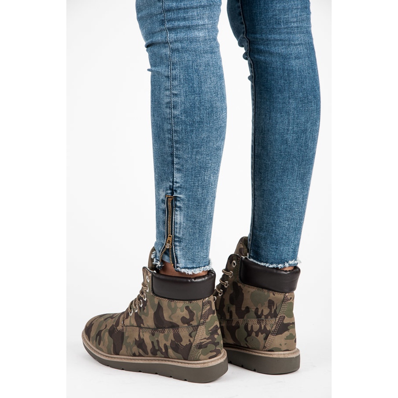 Kylie Caçadores de camuflagem marrom 1