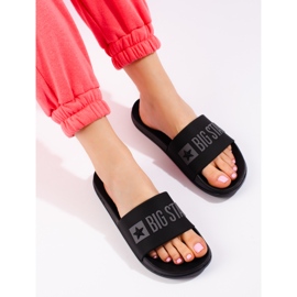 Chinelos femininos pretos Big Star FF274A200906 1