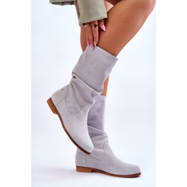 Botas Femininas de Camurça Maciejka 05057-11 Leve Menta verde 2 Botas Femininas de Camurça Maciejka 05057-11 Leve Menta verde 2