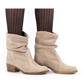 Olivier Salto alto bege Mona 1